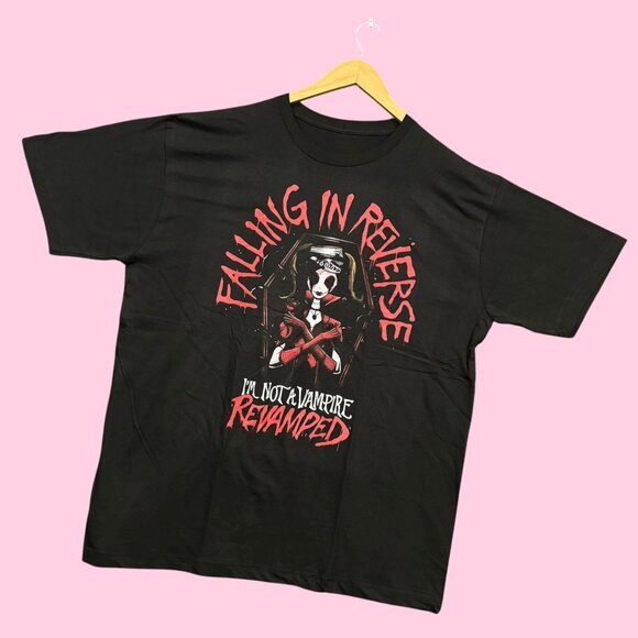 Falling in Reverse I'm Not a Vampire Revamped Rock Band Tee XL - Picture 3 of 4